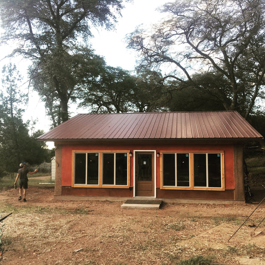 Dispatch from the straw bale house ... and LUV Heart Hoops - Lumenrose