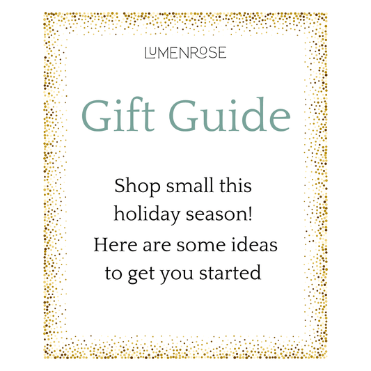 Shop Small Gift Guide 2023 - Lumenrose