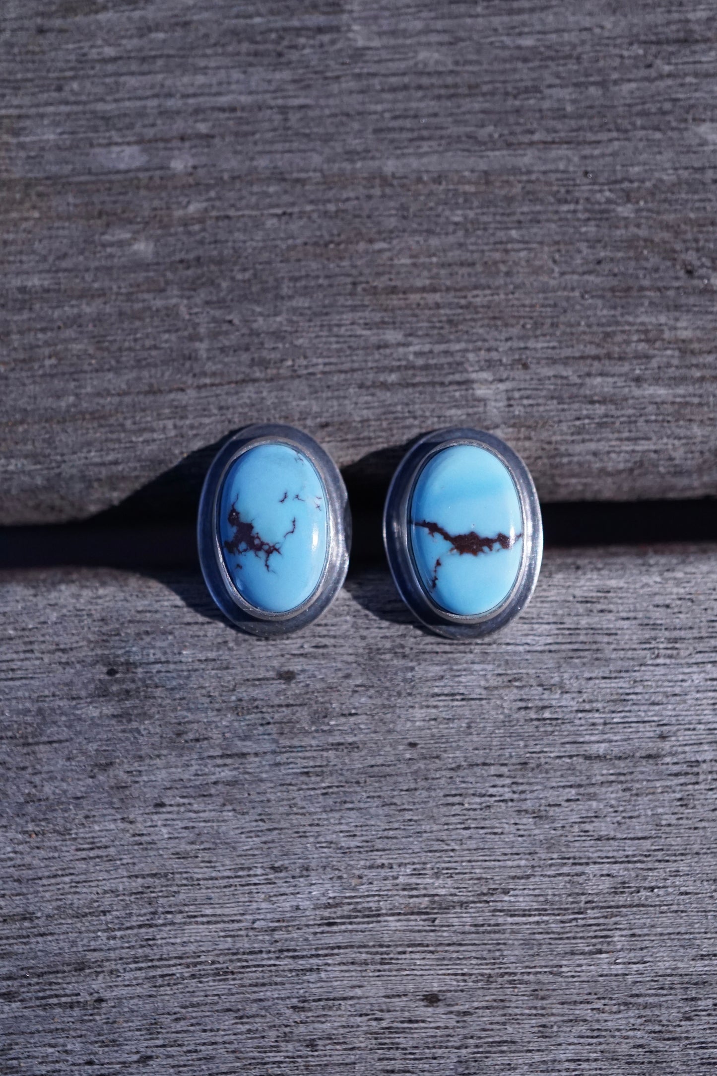 lavender golden hills turquoise studs