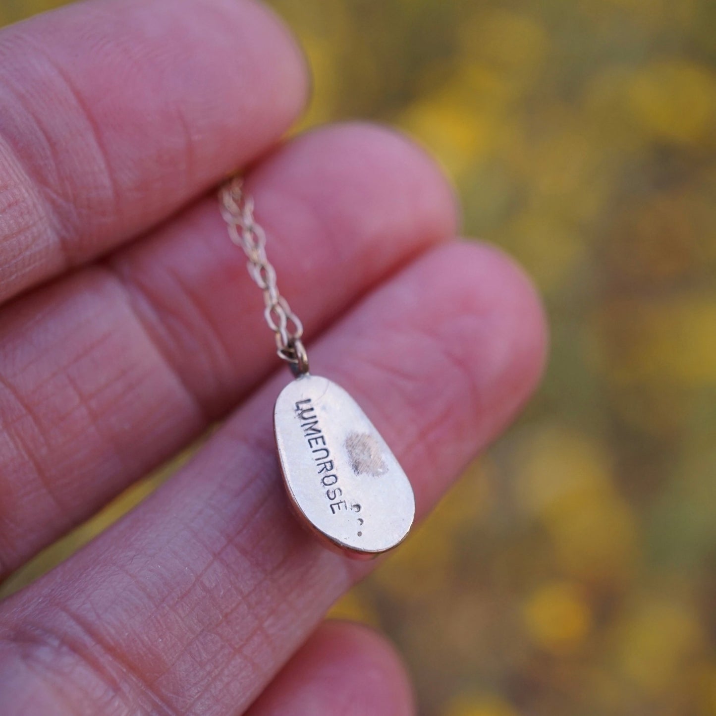 PRE - LOVED SALE. dainty 14k goldfill and turquoise necklace - Lumenrose