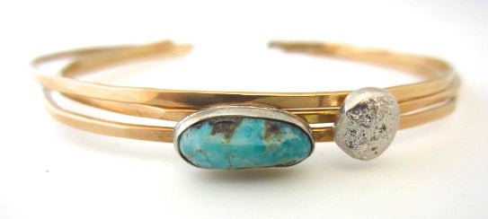 14k goldfill stacking cuffs- three styles, please read description - Lumenrose