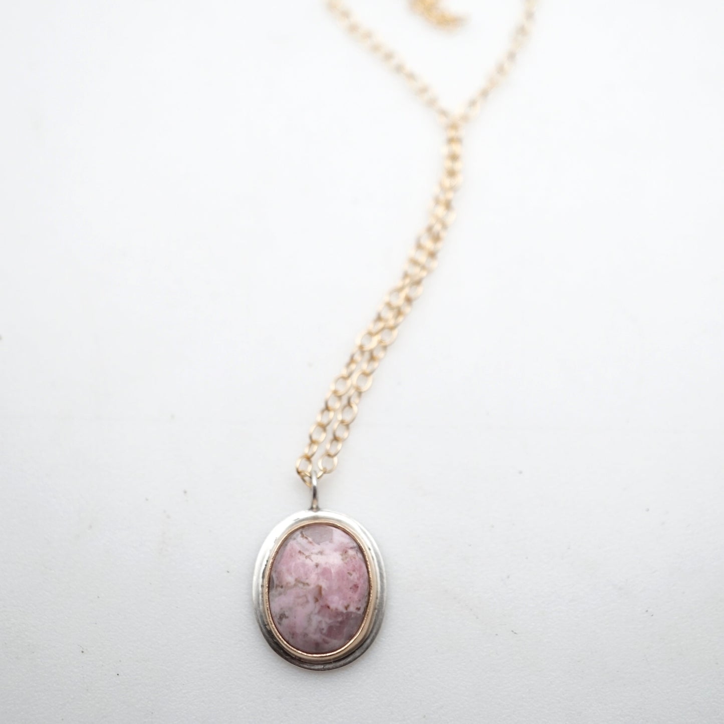 astorite + 14k goldfill + silver necklace - 18" chain - Lumenrose