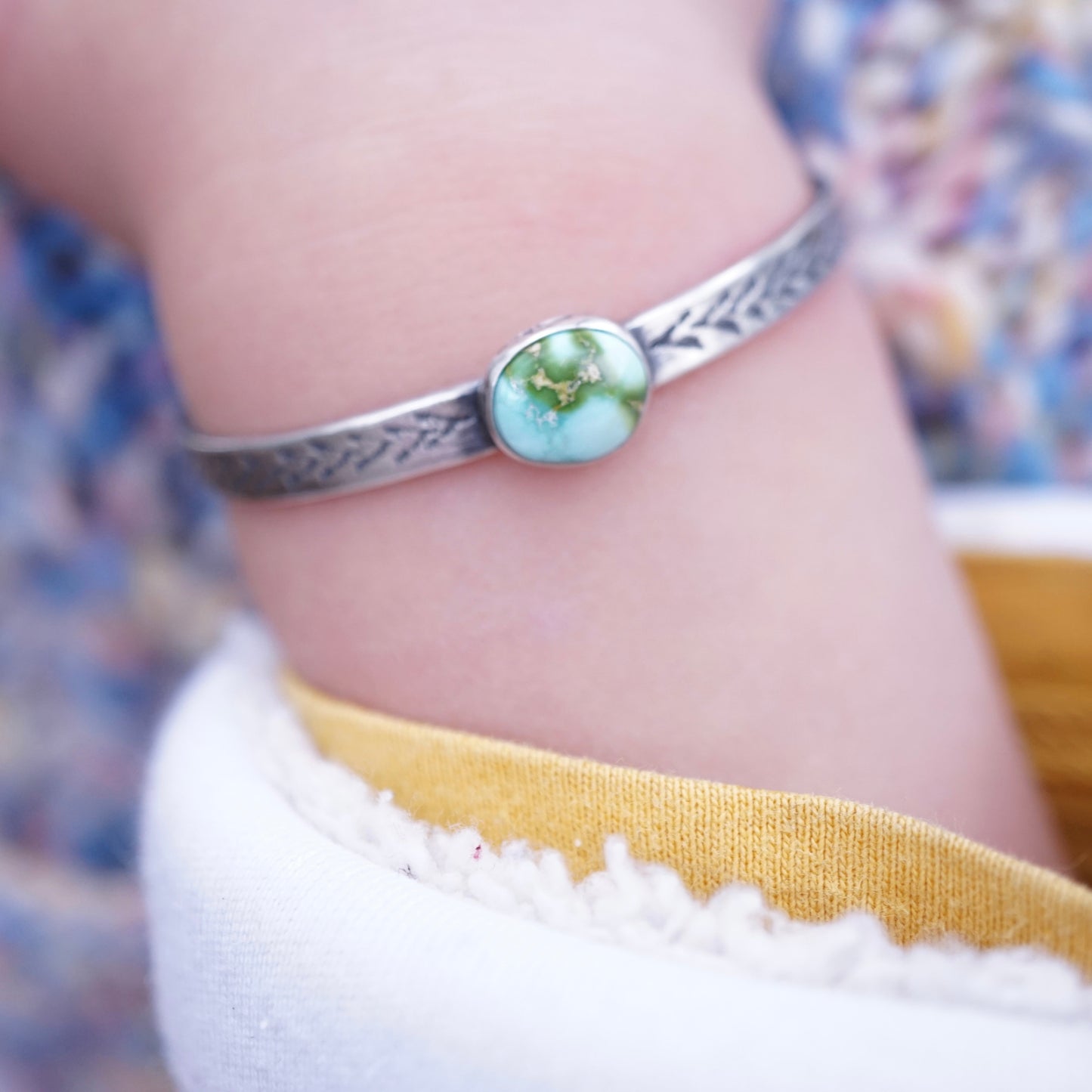 baby/toddler turquoise cuff #2 - Lumenrose