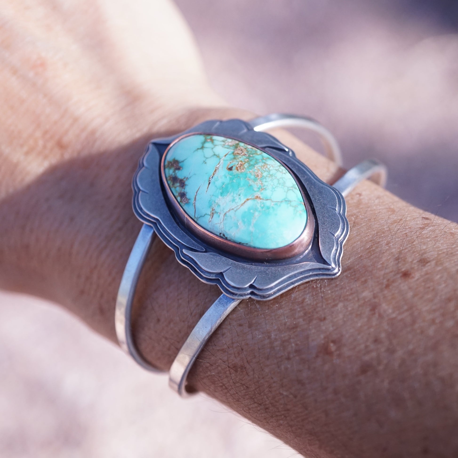carico lake turquoise power cuff - Lumenrose