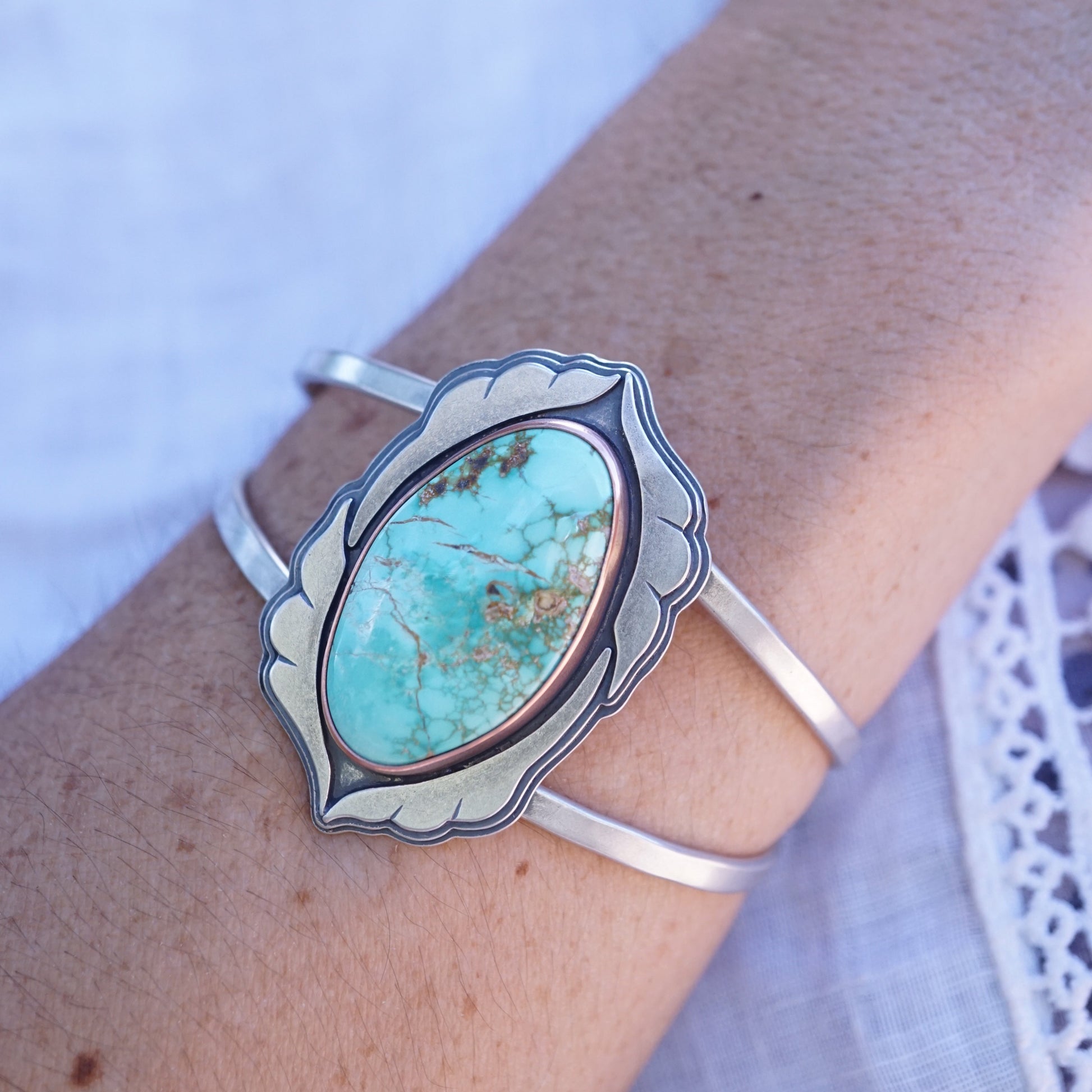 carico lake turquoise power cuff - Lumenrose
