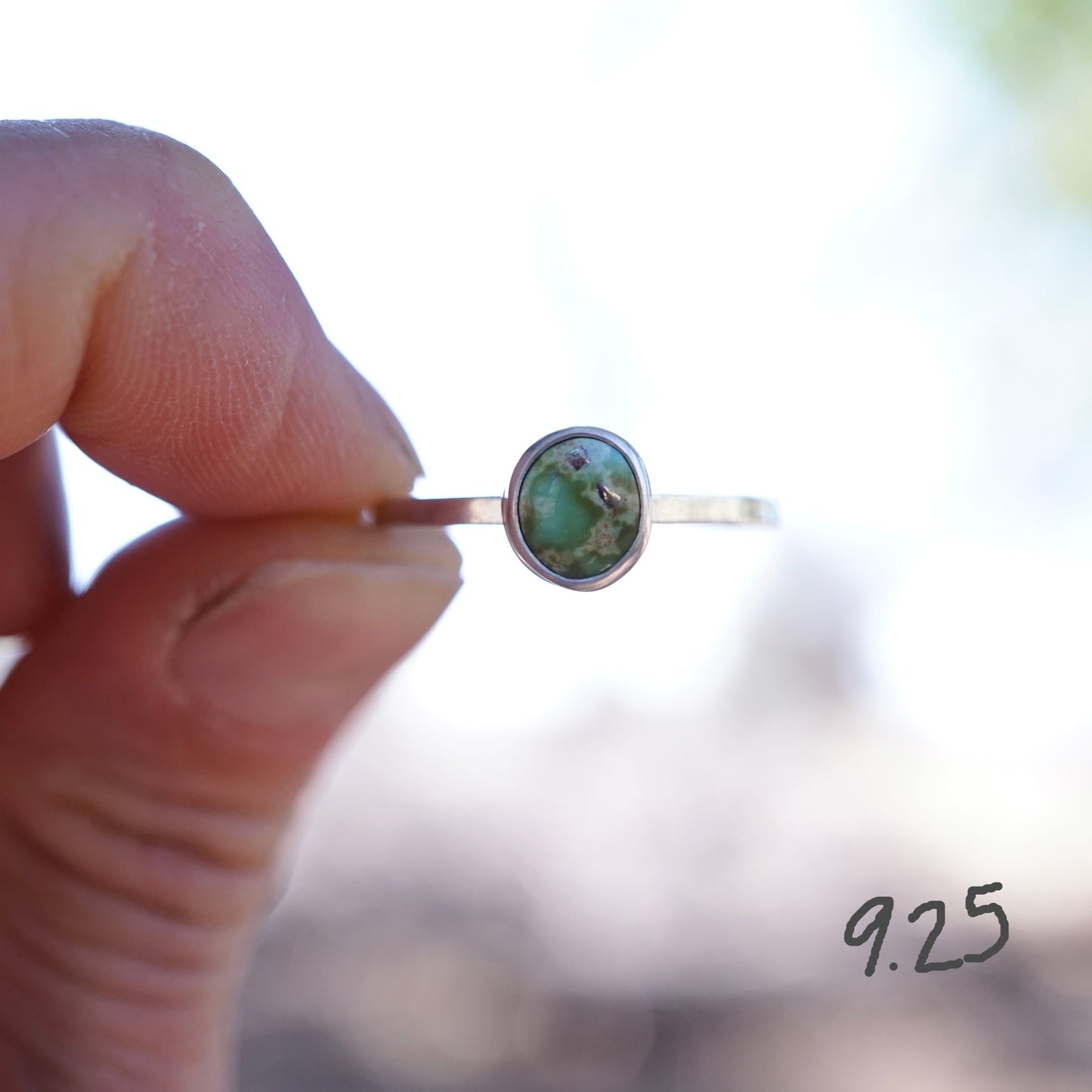 dainty stacking turquoise rings - Lumenrose
