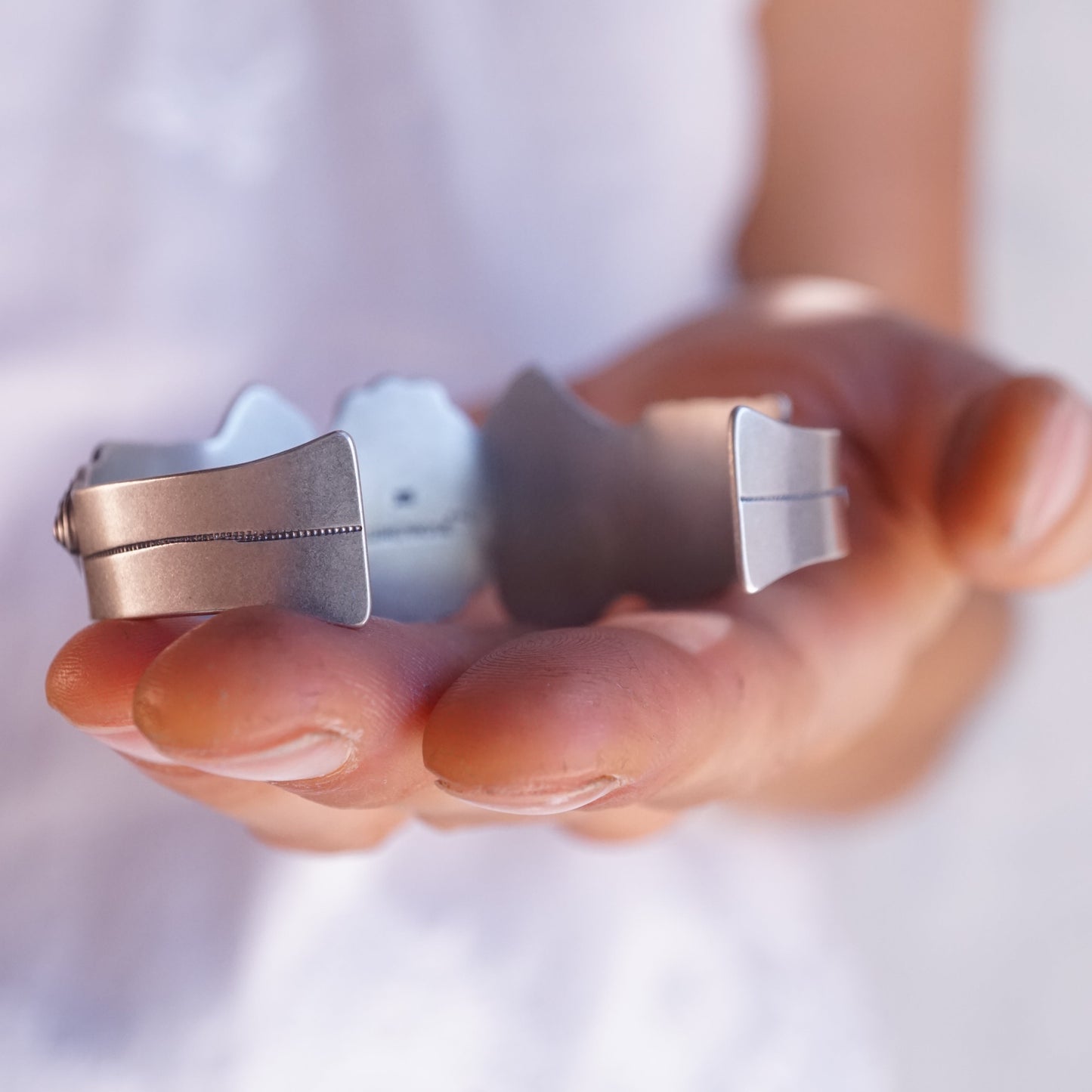 floral-inspired high grade cheyenne turquoise cuff - Lumenrose