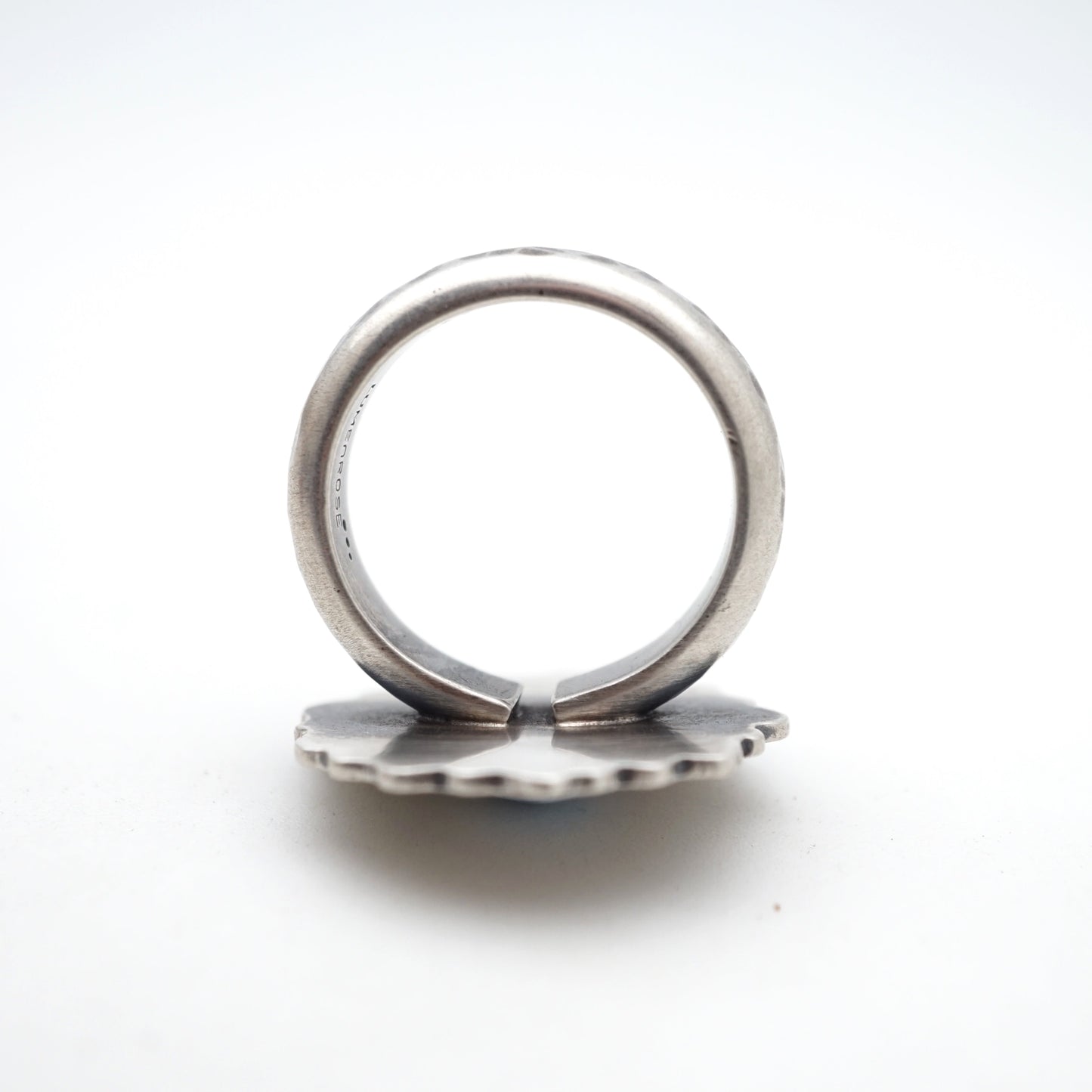 floral ring with lavender turquoise - size 8 - Lumenrose