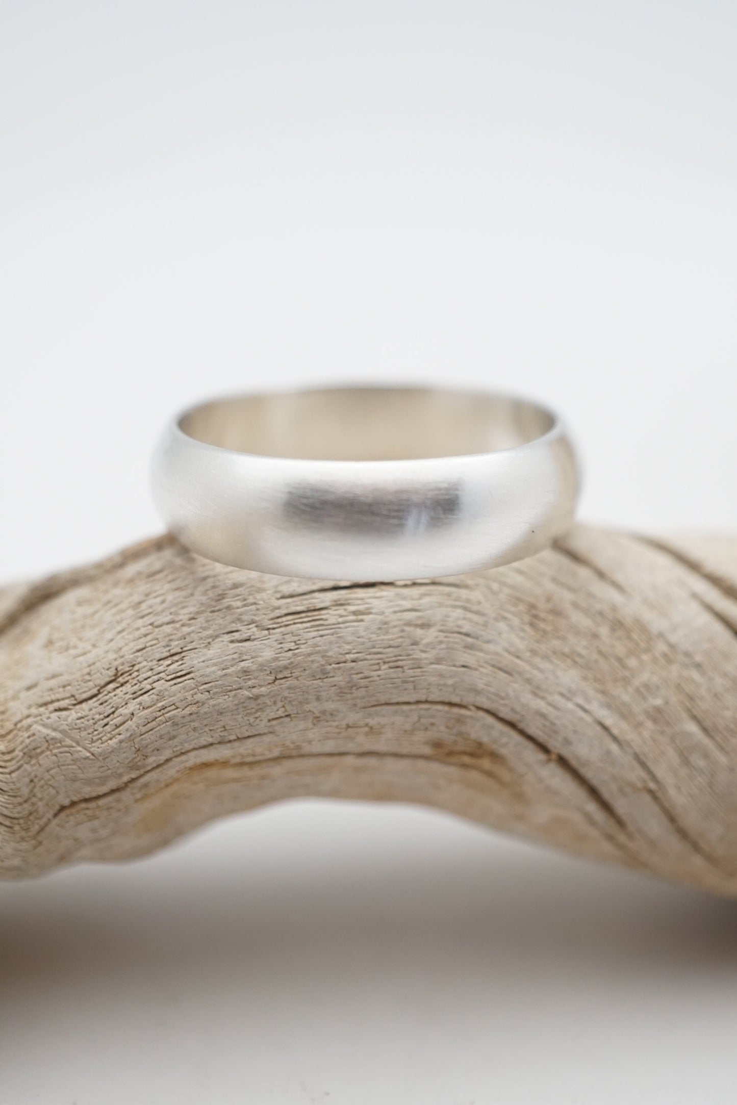 half round ring band - 2 sizes available - Lumenrose