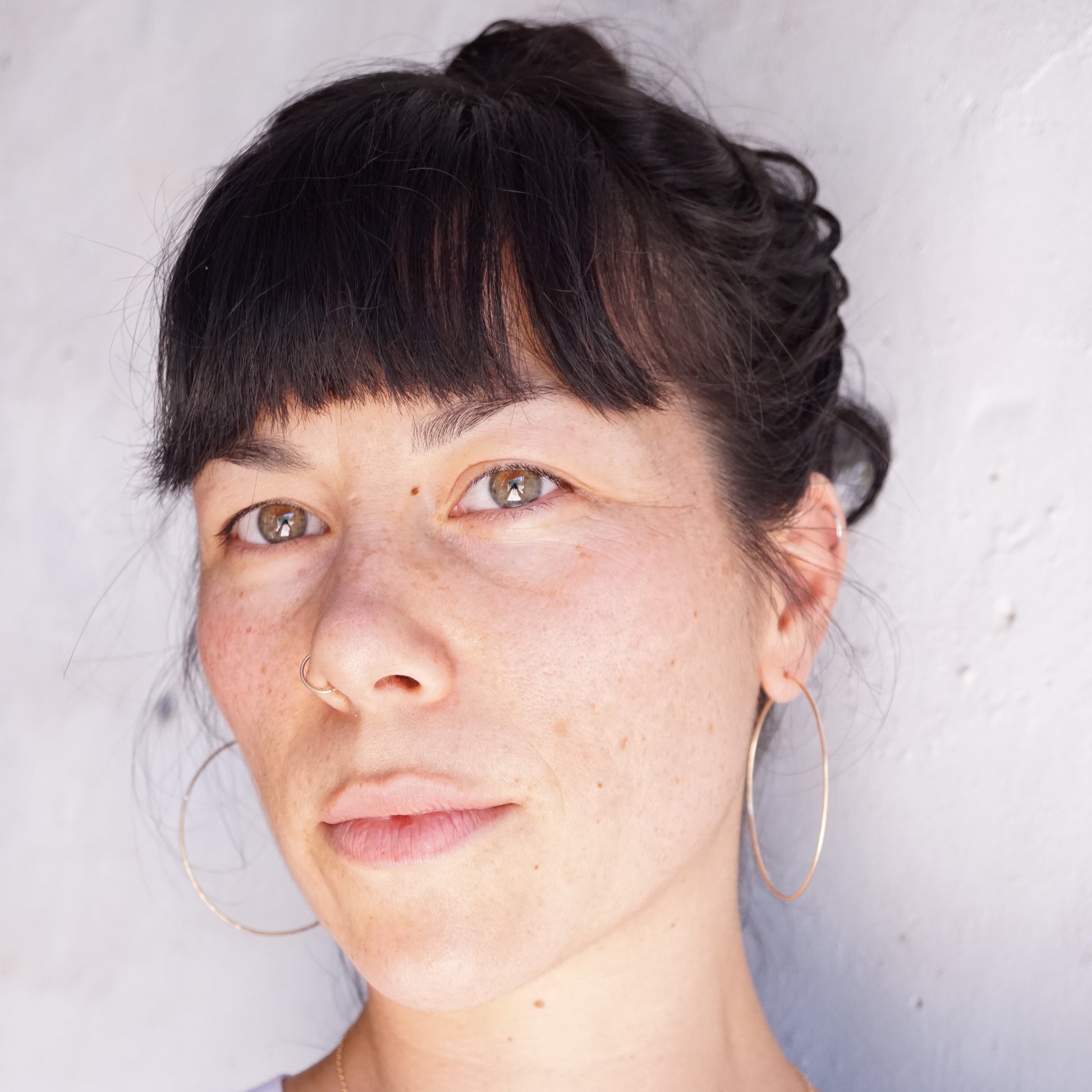 hammered hoop earrings - 3 sizes, silver or 14k goldfill - Lumenrose