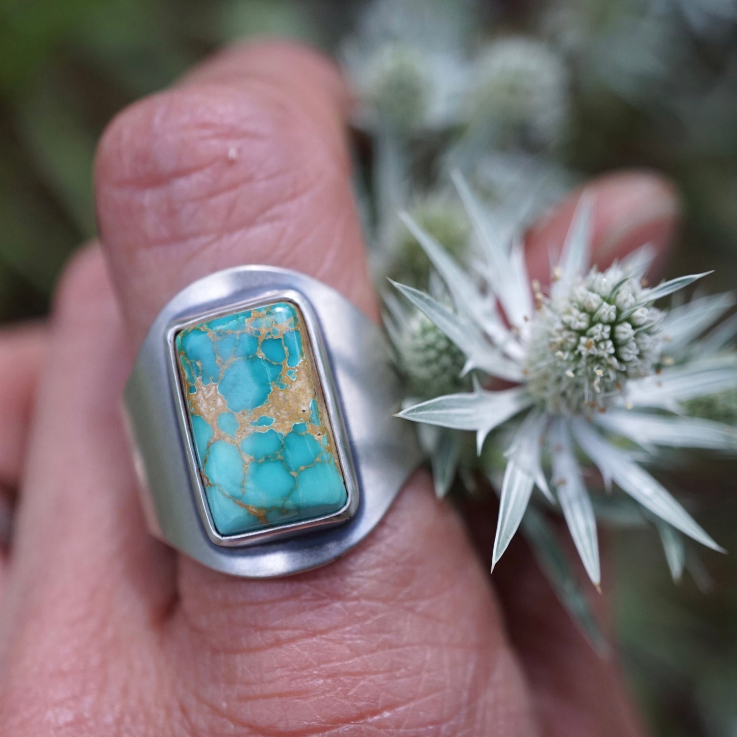 high grade royston saddleband ring - size 9.5 - Lumenrose