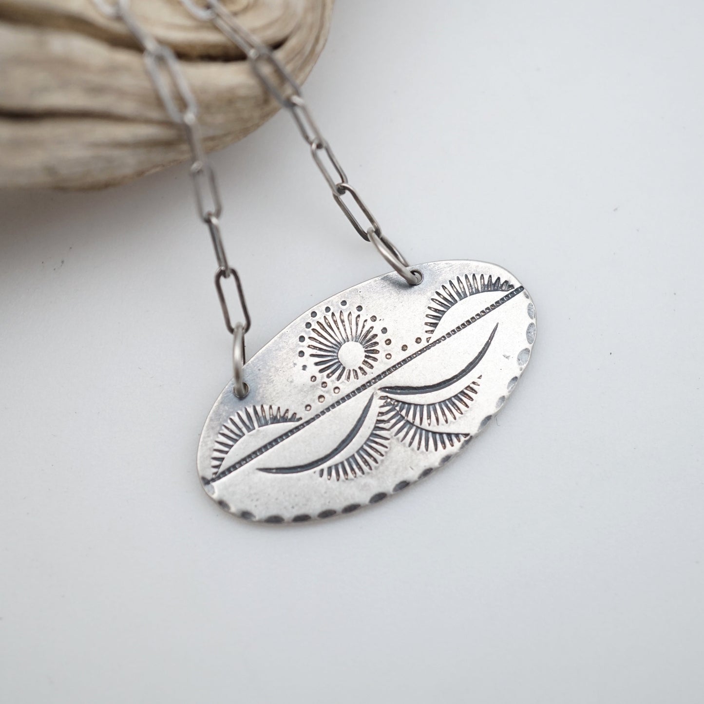 i will speak up necklace #7 & #8 - silver only, reversible - Lumenrose