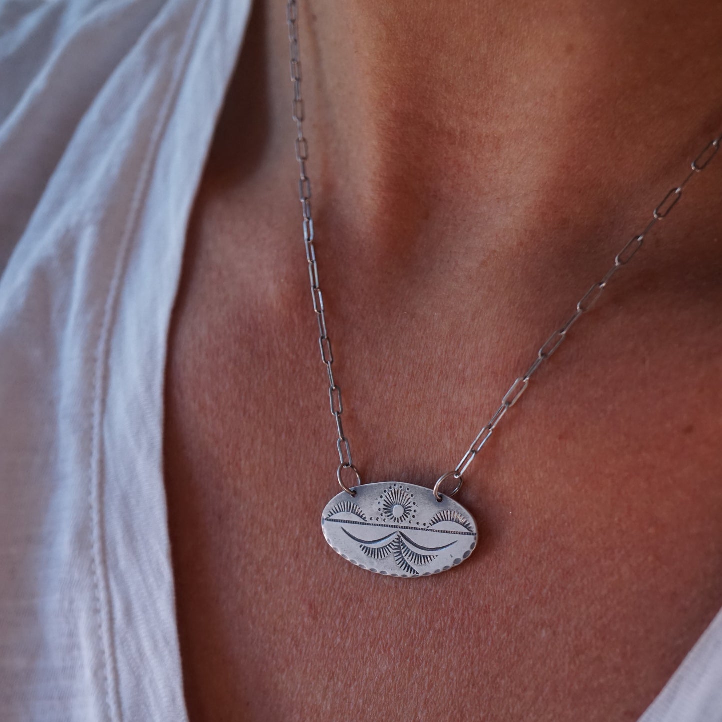 i will speak up necklace #7 & #8 - silver only, reversible - Lumenrose