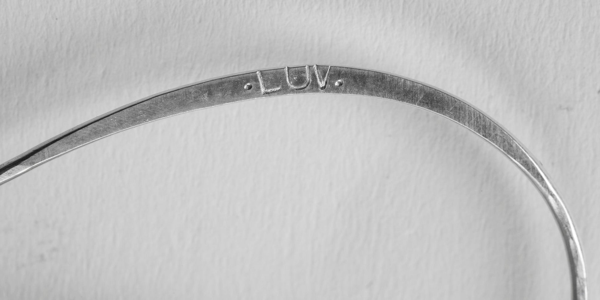 LUV heart hoops - Lumenrose