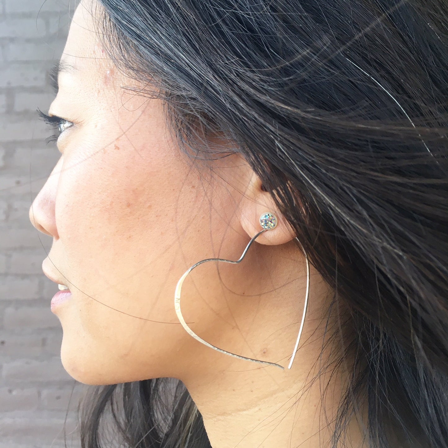 LUV heart hoops - Lumenrose