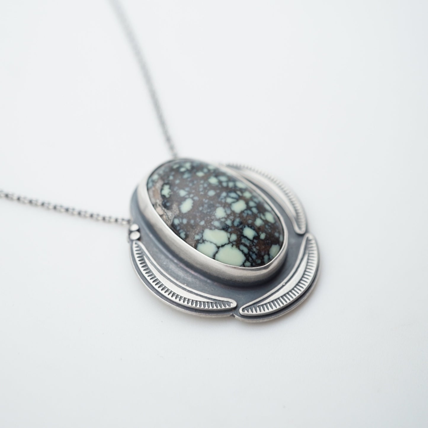 new lander orbit necklace with adjustable chain - Lumenrose