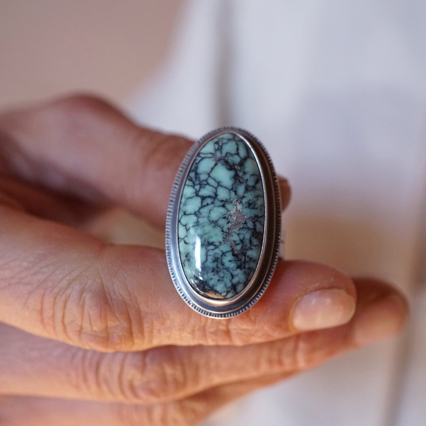 orion variscite ring - size 7/7.25 - Lumenrose