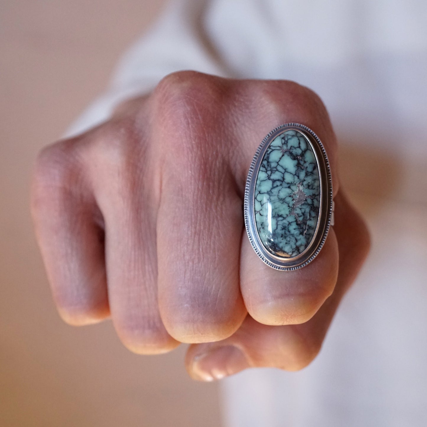 orion variscite ring - size 7/7.25 - Lumenrose