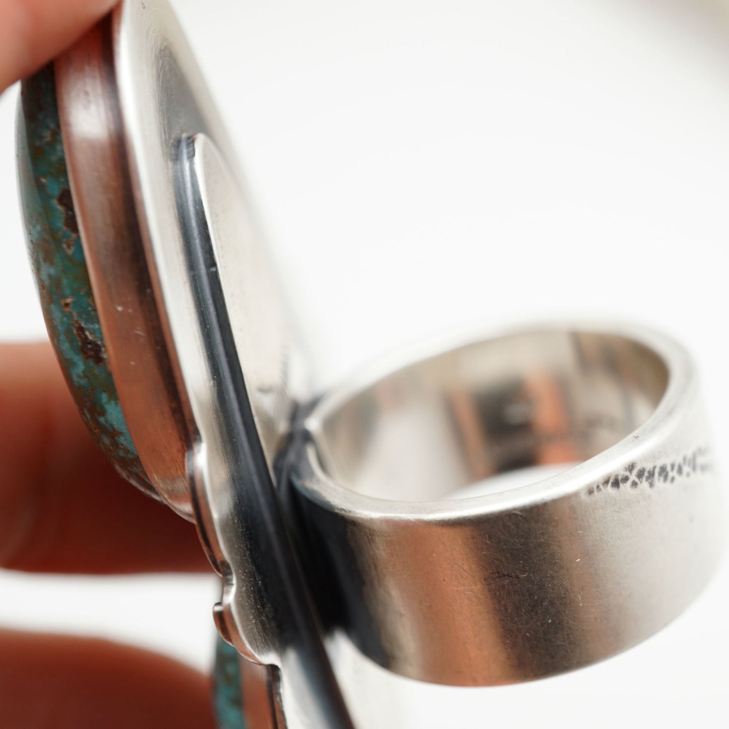 robbins nest turquoise two-stone ring - size 8.5 - Lumenrose