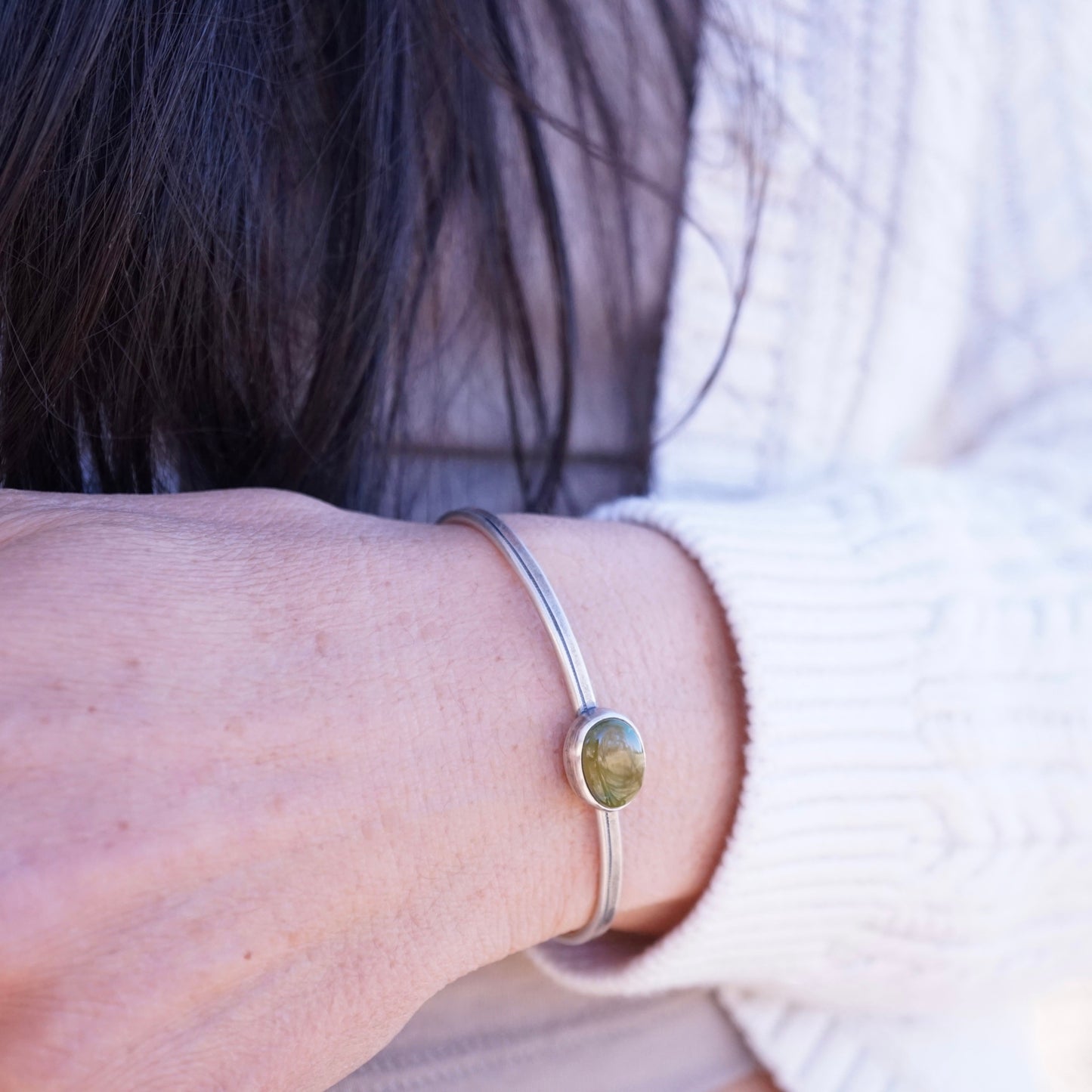 SHADES OF EARTH cuff - fox turquoise - Lumenrose