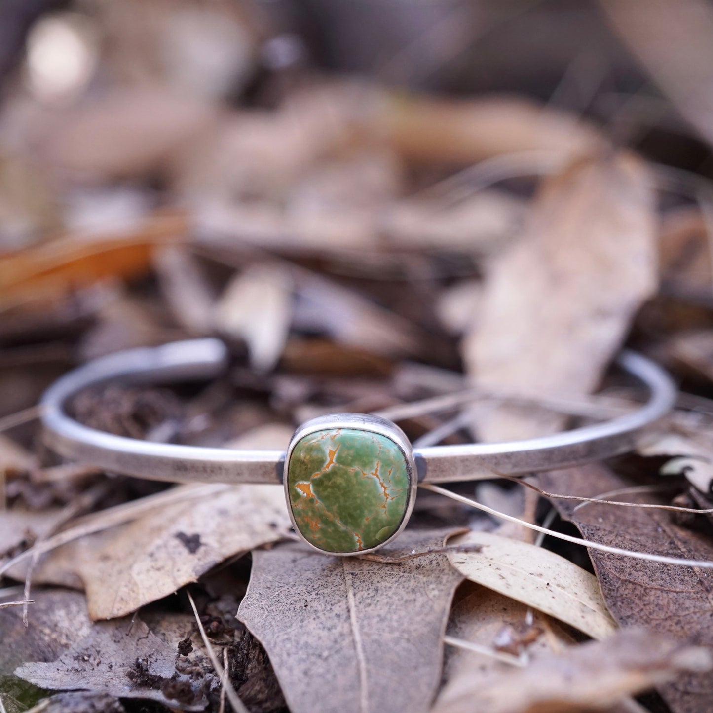 SHADES OF EARTH cuff - royston turquoise - Lumenrose