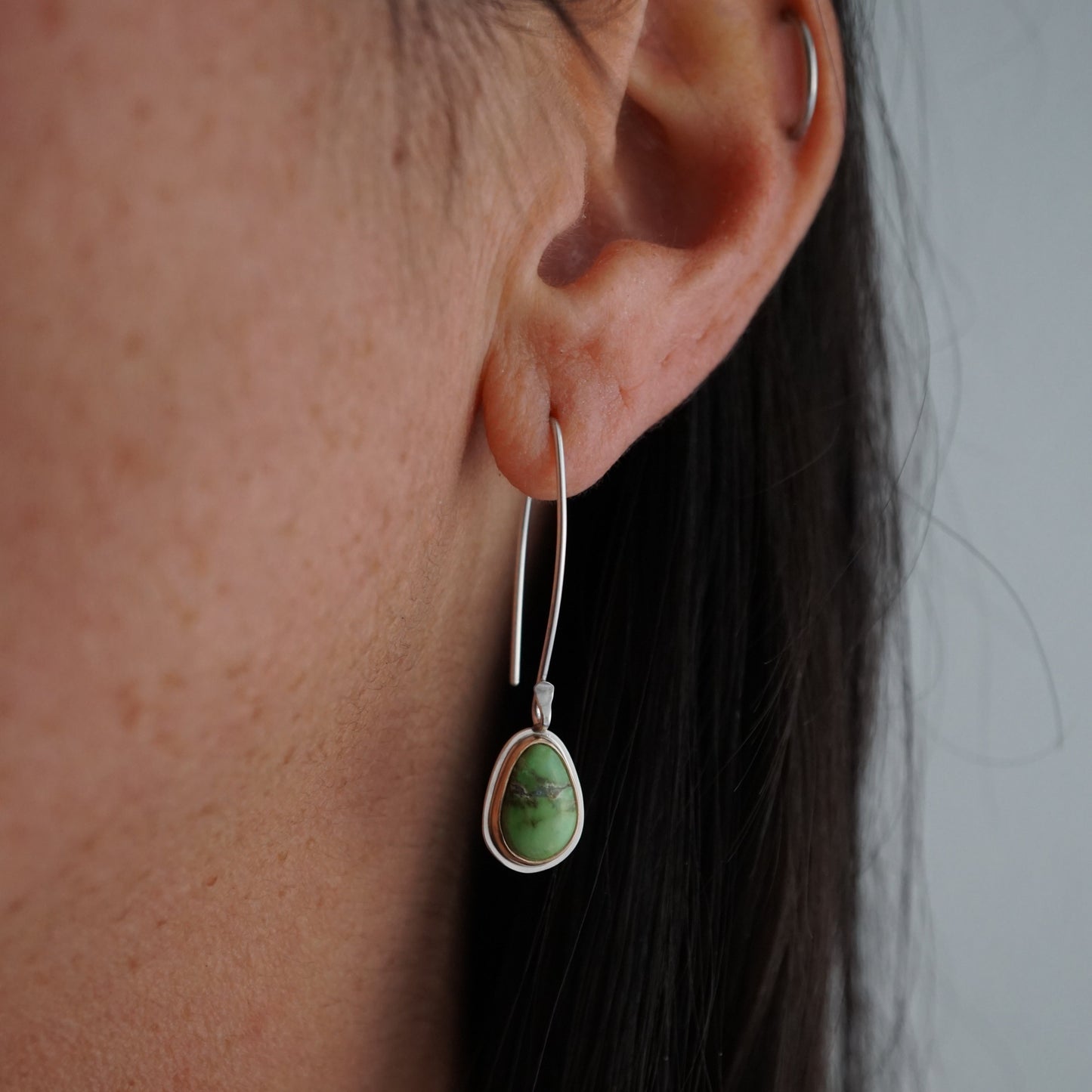 sonoran gold turquoise mini dangles - Lumenrose