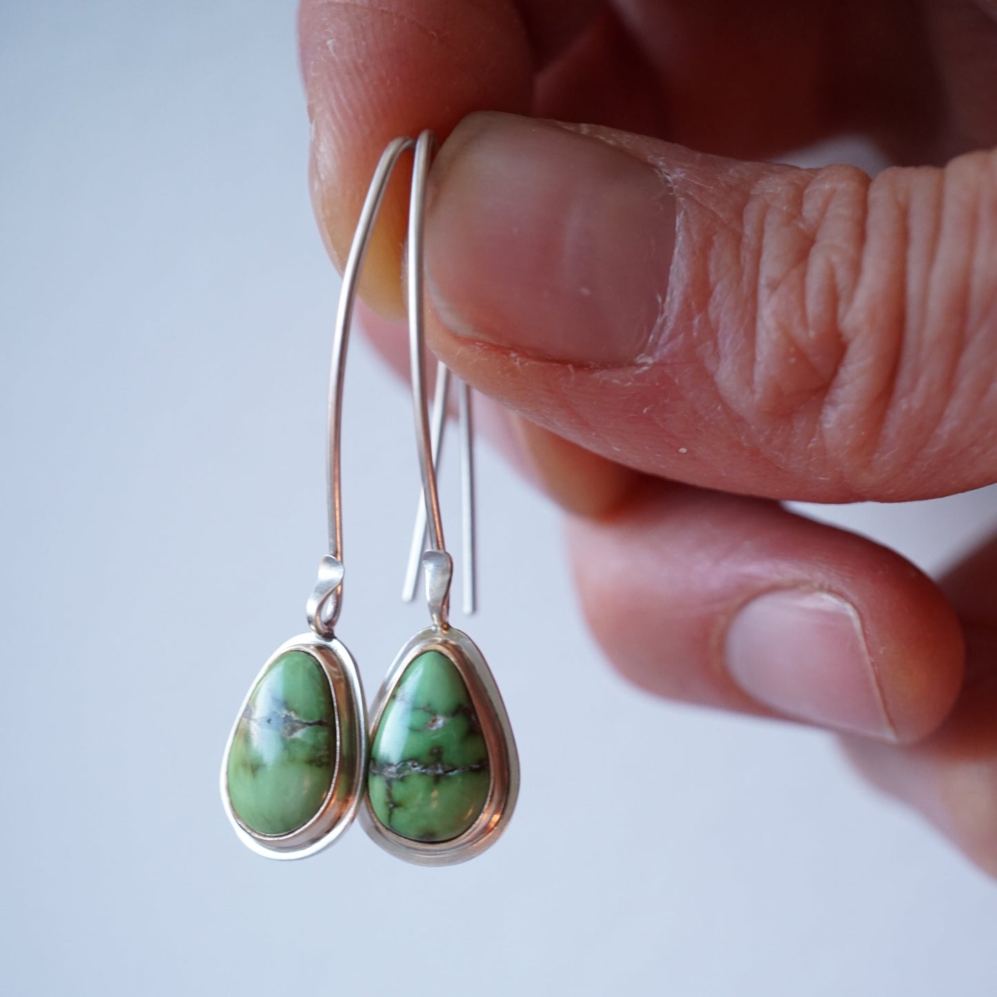 sonoran gold turquoise mini dangles - Lumenrose