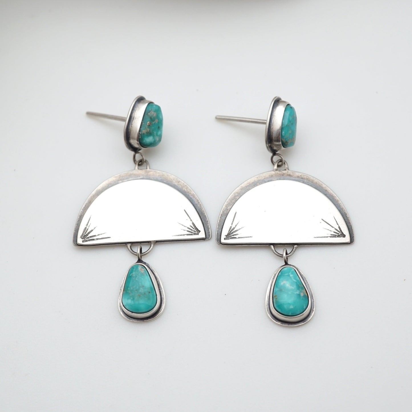 sonoran mountain turquoise glorious dangles - Lumenrose