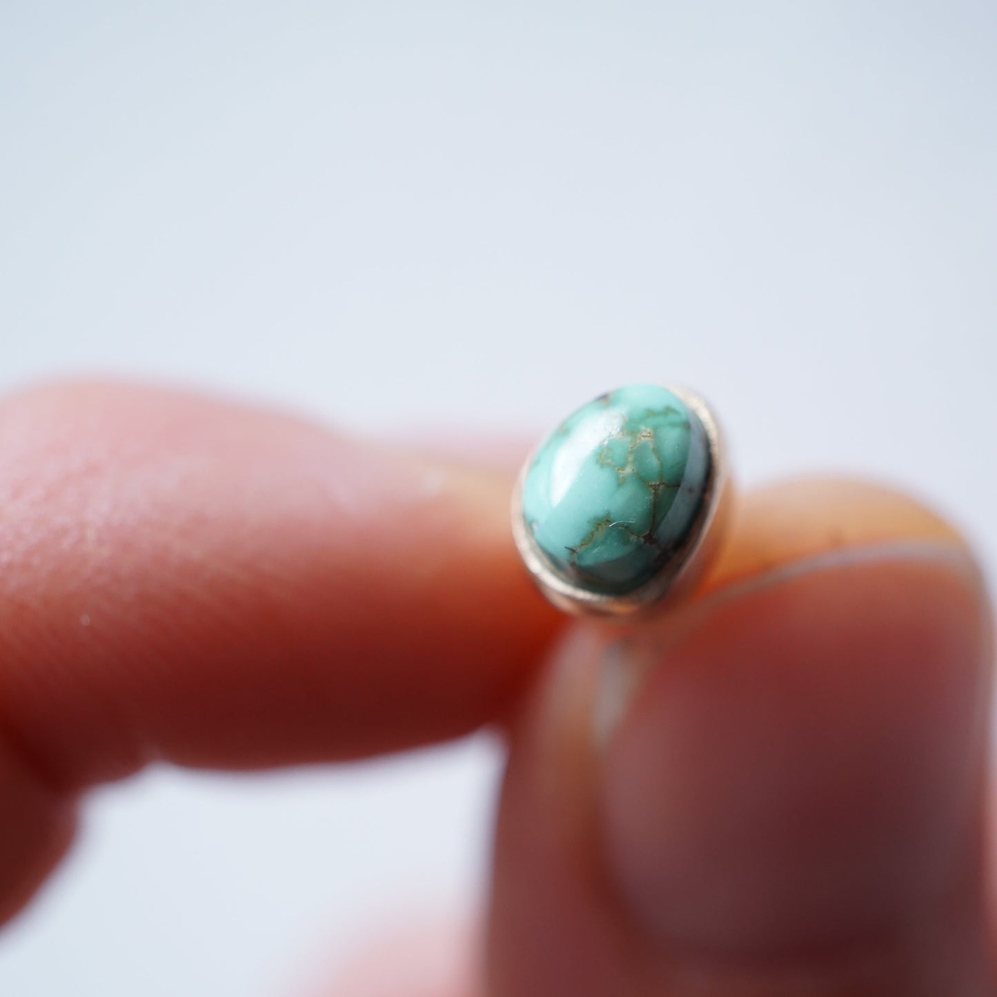 teeny tiny SINGLE STUD earrings in 14k goldfill - Lumenrose