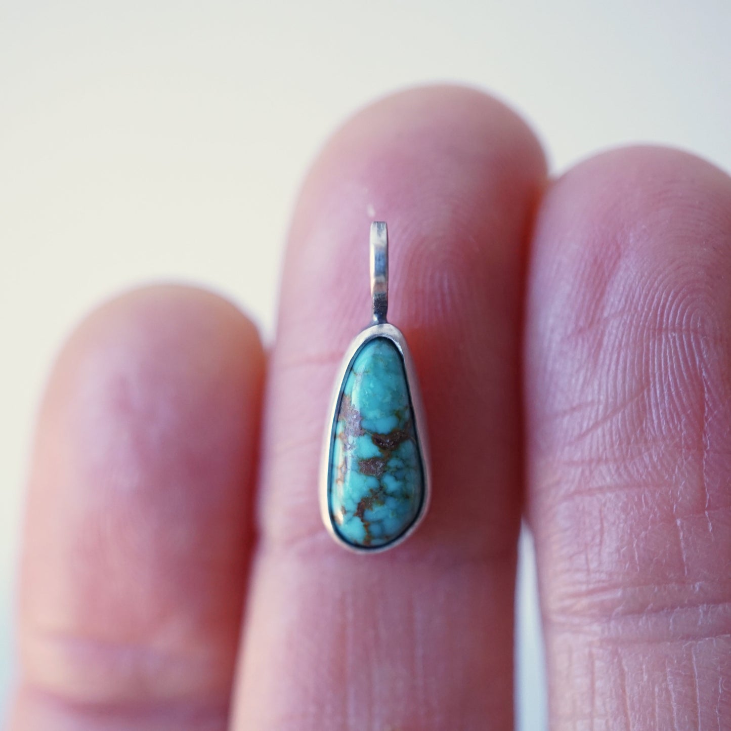 the forever unfurling earrings - with turquoise charm - Lumenrose