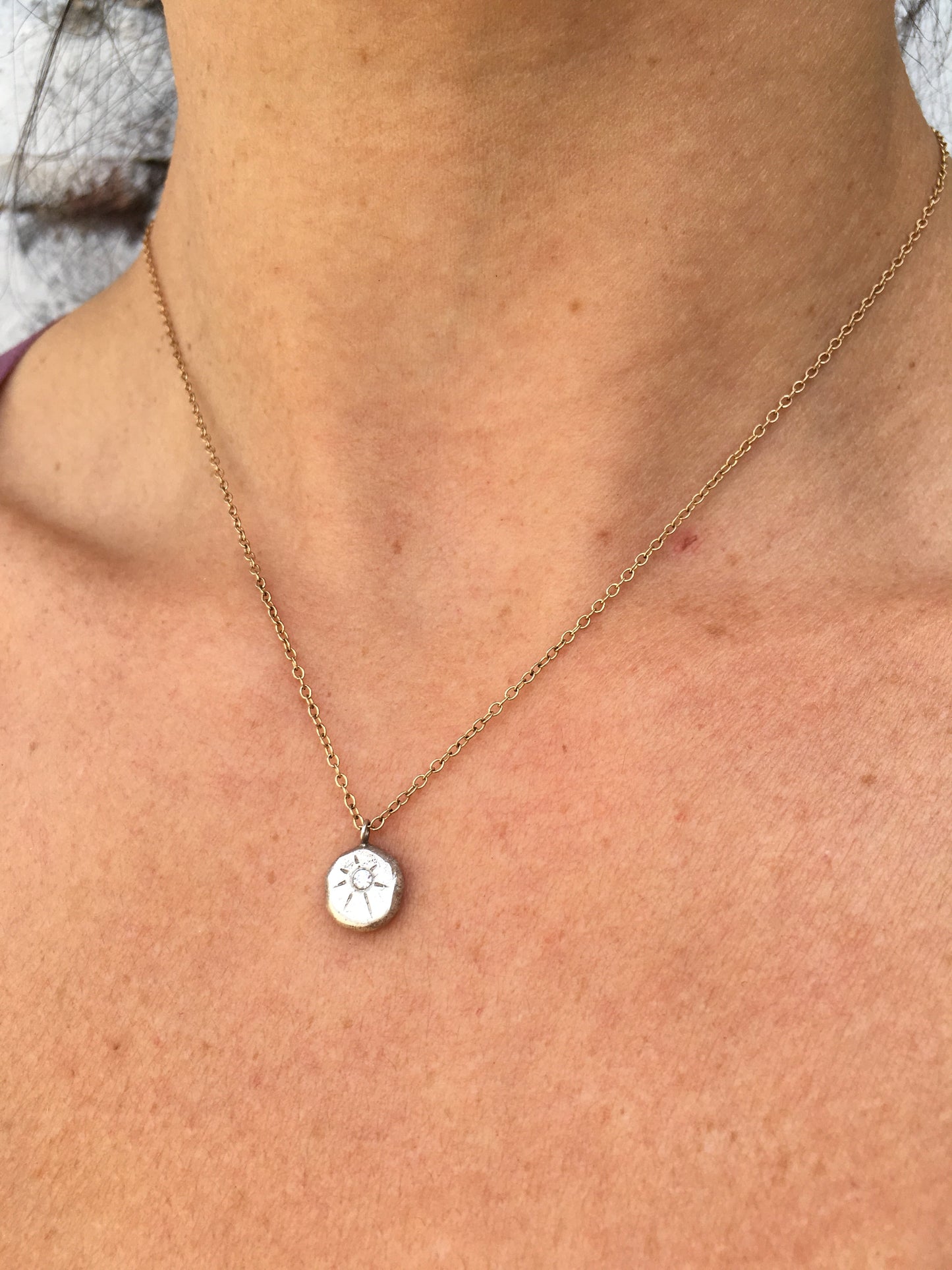 tiny sparkle necklace - Lumenrose