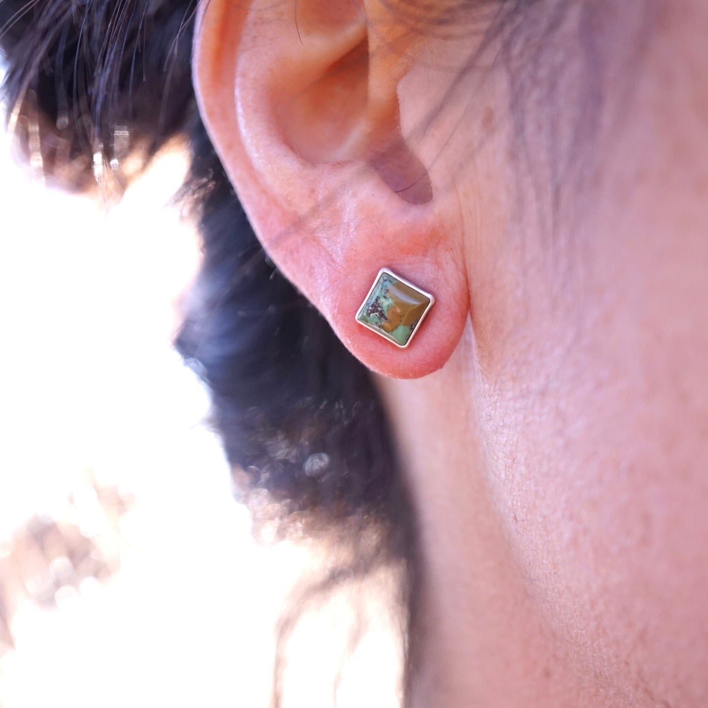 WATER & EARTH studs - Lumenrose