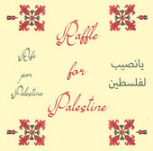 Raffle for Palestine. Get tickets by Sept 15, 2025
