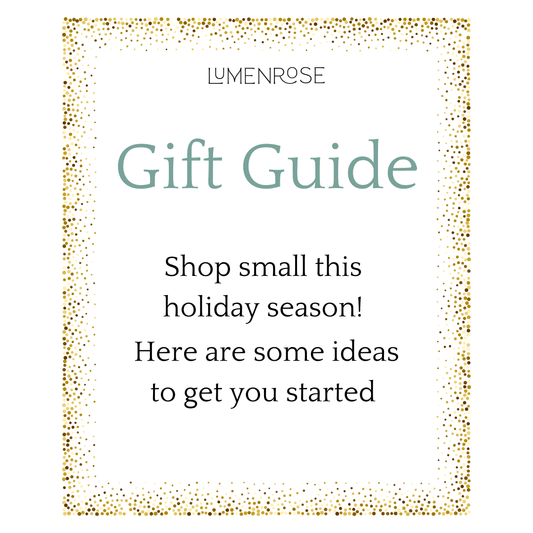 Shop Small Gift Guide 2023 - Lumenrose
