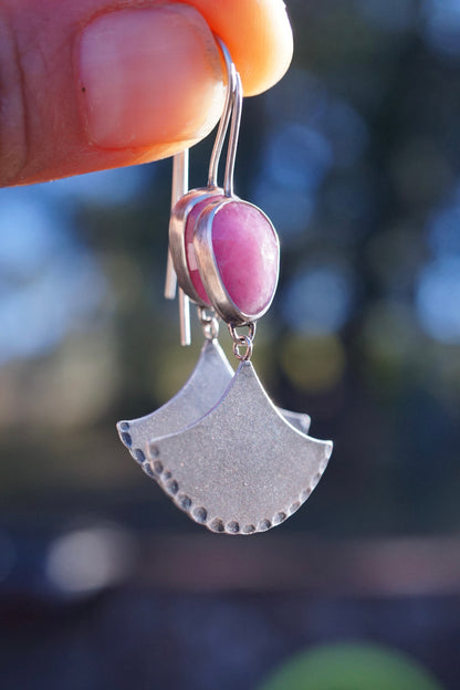 mermaid dangles with ruby quartz