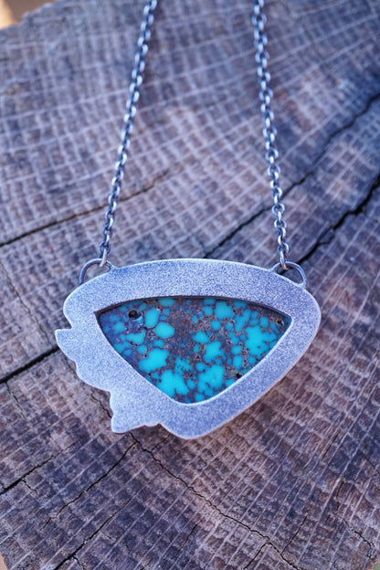 patagonia turquoise succulent necklace - discounted for flaw