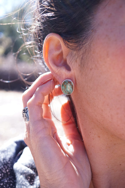 australian variscite chunky studs