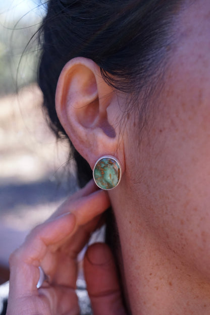 australian variscite chunky studs