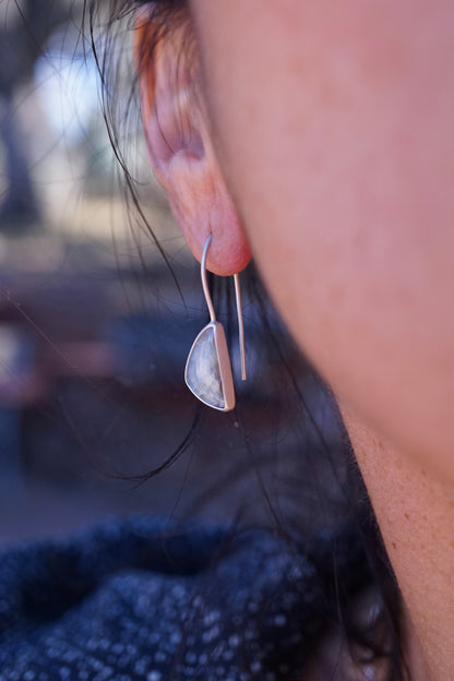 peruvian opal shorty dangles