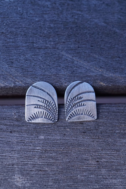 silver archway studs