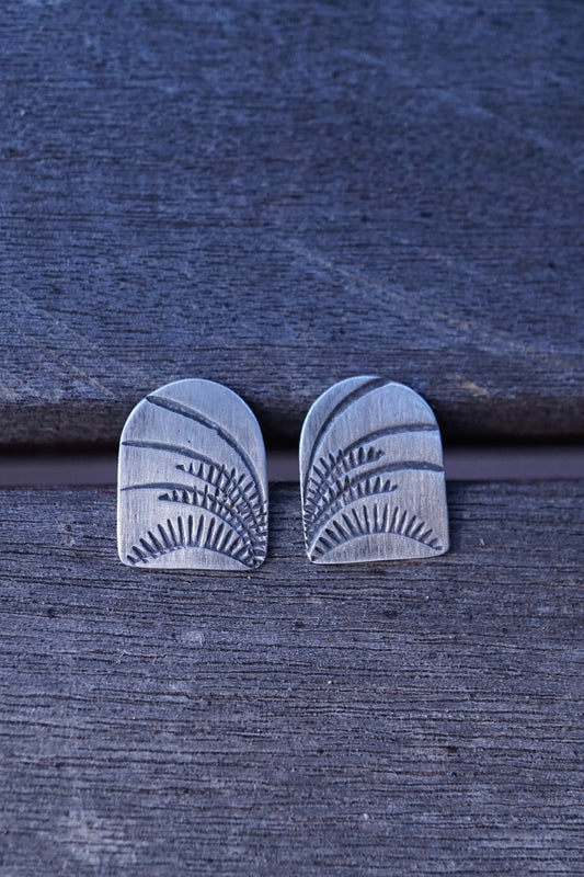 silver archway studs