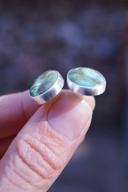 australian variscite chunky studs