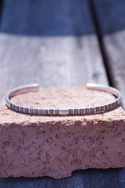 stamped stacking cuff