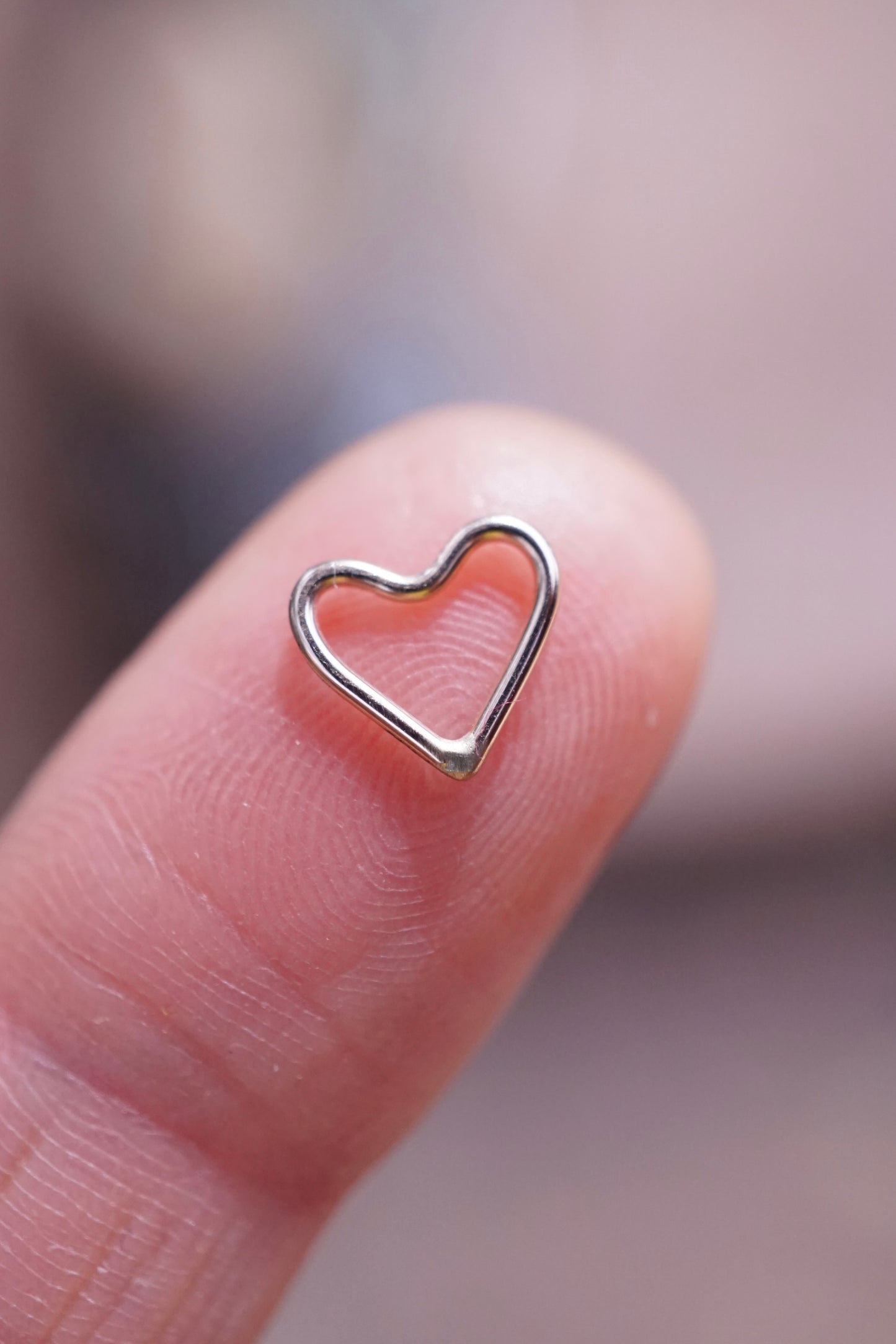 teeniest heart charm in 14k goldfill - NO CHAIN INCLUDED