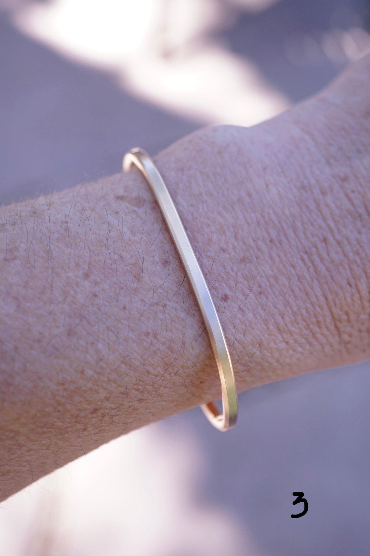 sturdy stacker cuffs in sterling and 14k goldfill