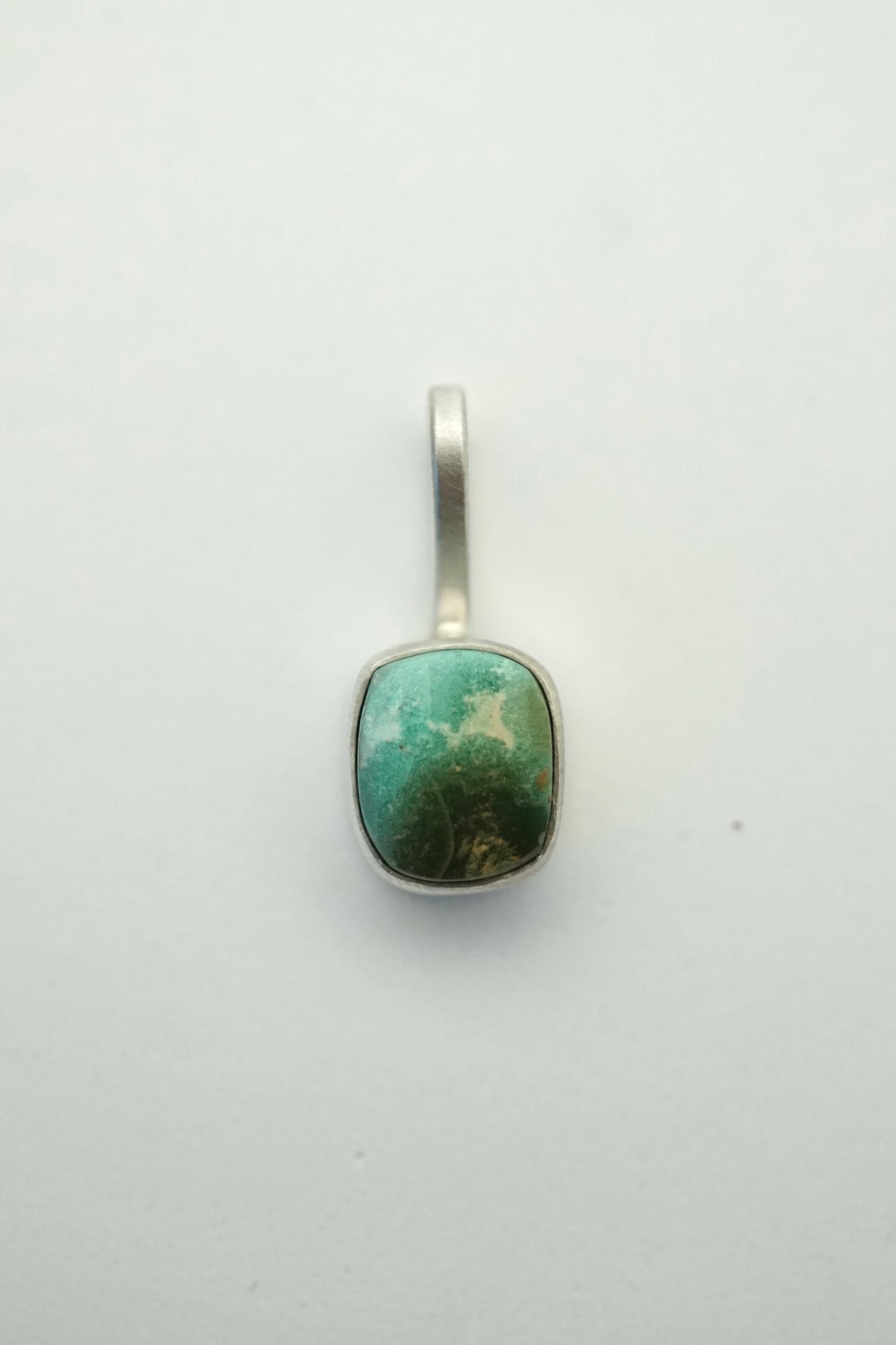 ombre chinese turquoise pendant - NO CHAIN INCLUDED