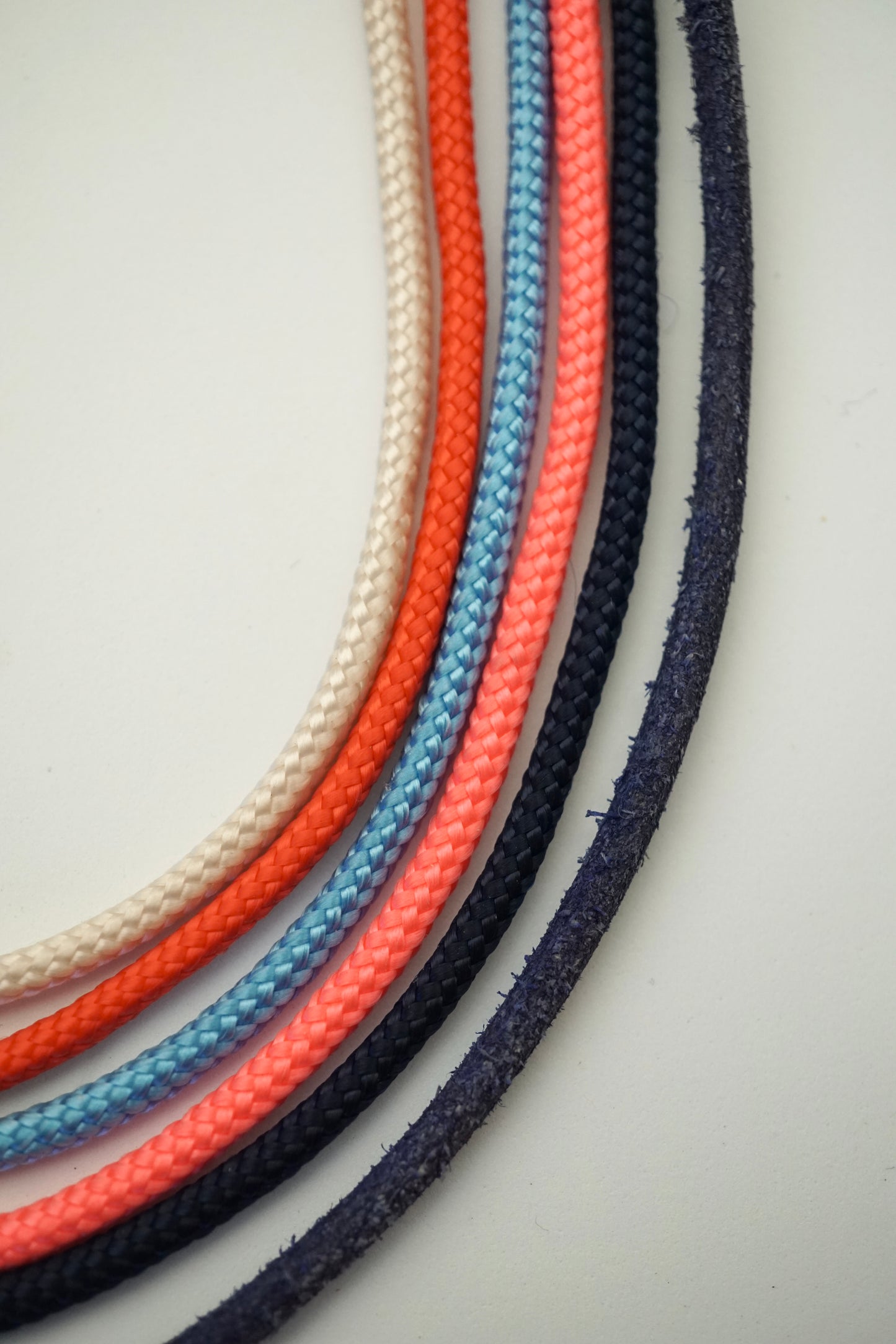 paracord and leather necklaces