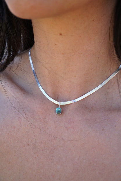 sterling silver herringbone chain
