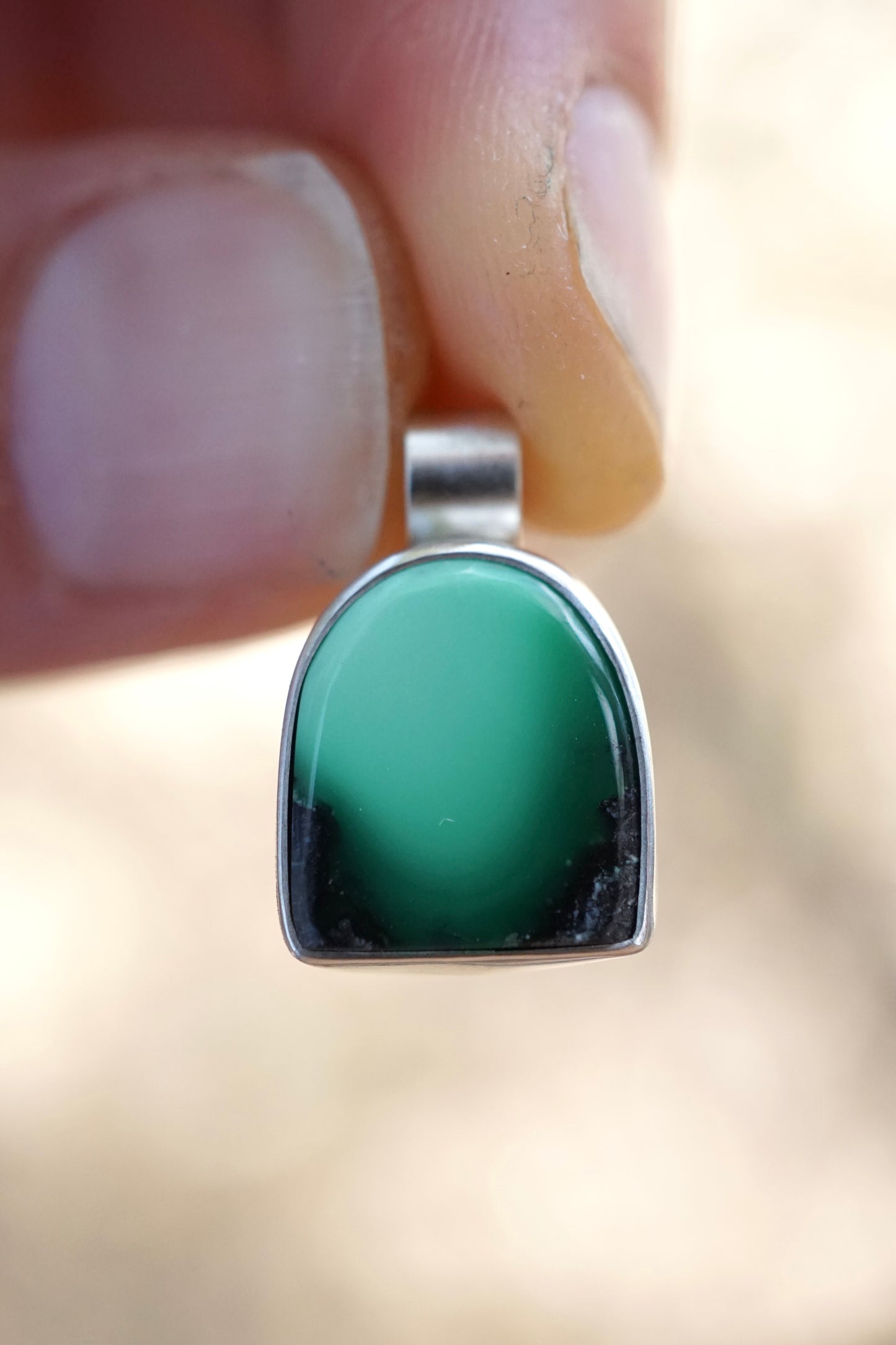 persian variscite altar pendant - NO CHAIN INCLUDED