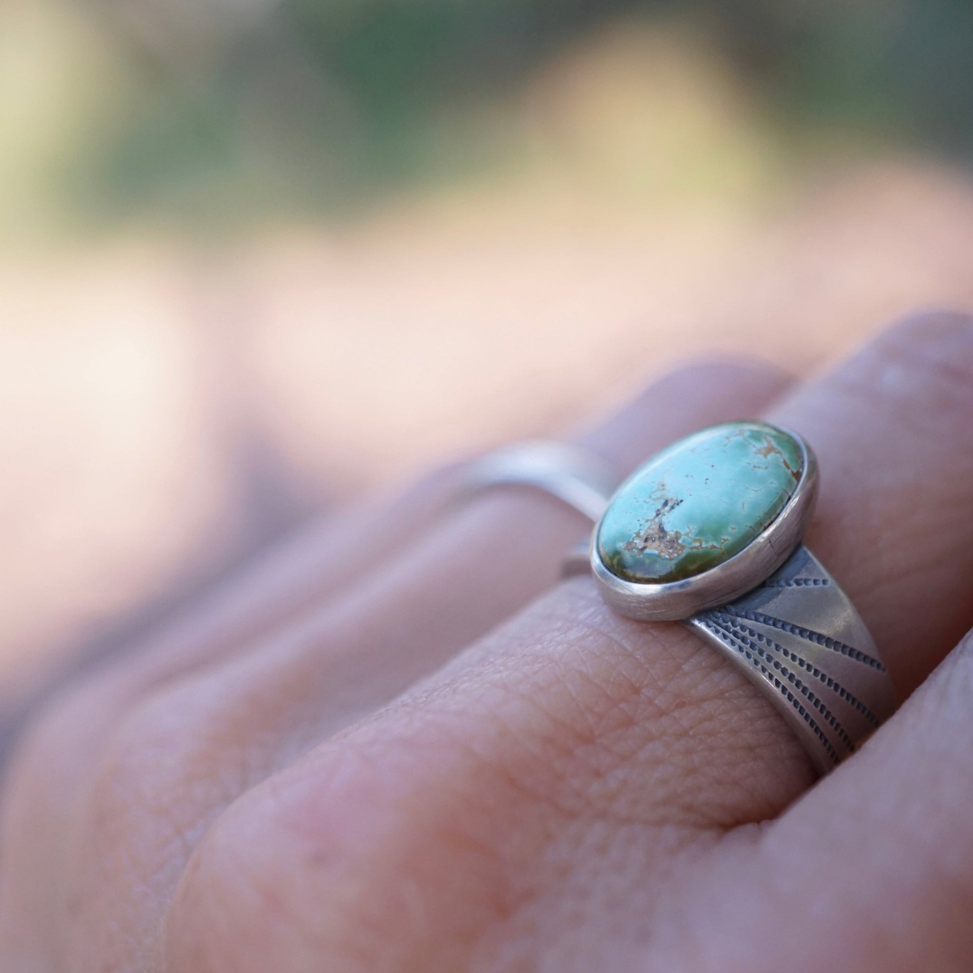 little royston turquoise ring - size 6/6.25 - Lumenrose